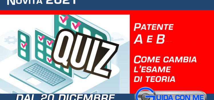 Nuovo esame di teoria a quiz per le patenti A e B